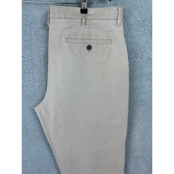 English Laundry Chino Pants Mens SIZE 38 x 34 Khaki Stretch Comfort Golf Preppy
